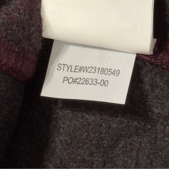 Prana Brandie Wool Blend Snap Mock Neck Pullover Sweater Size Medium Women - Picture 8 of 10